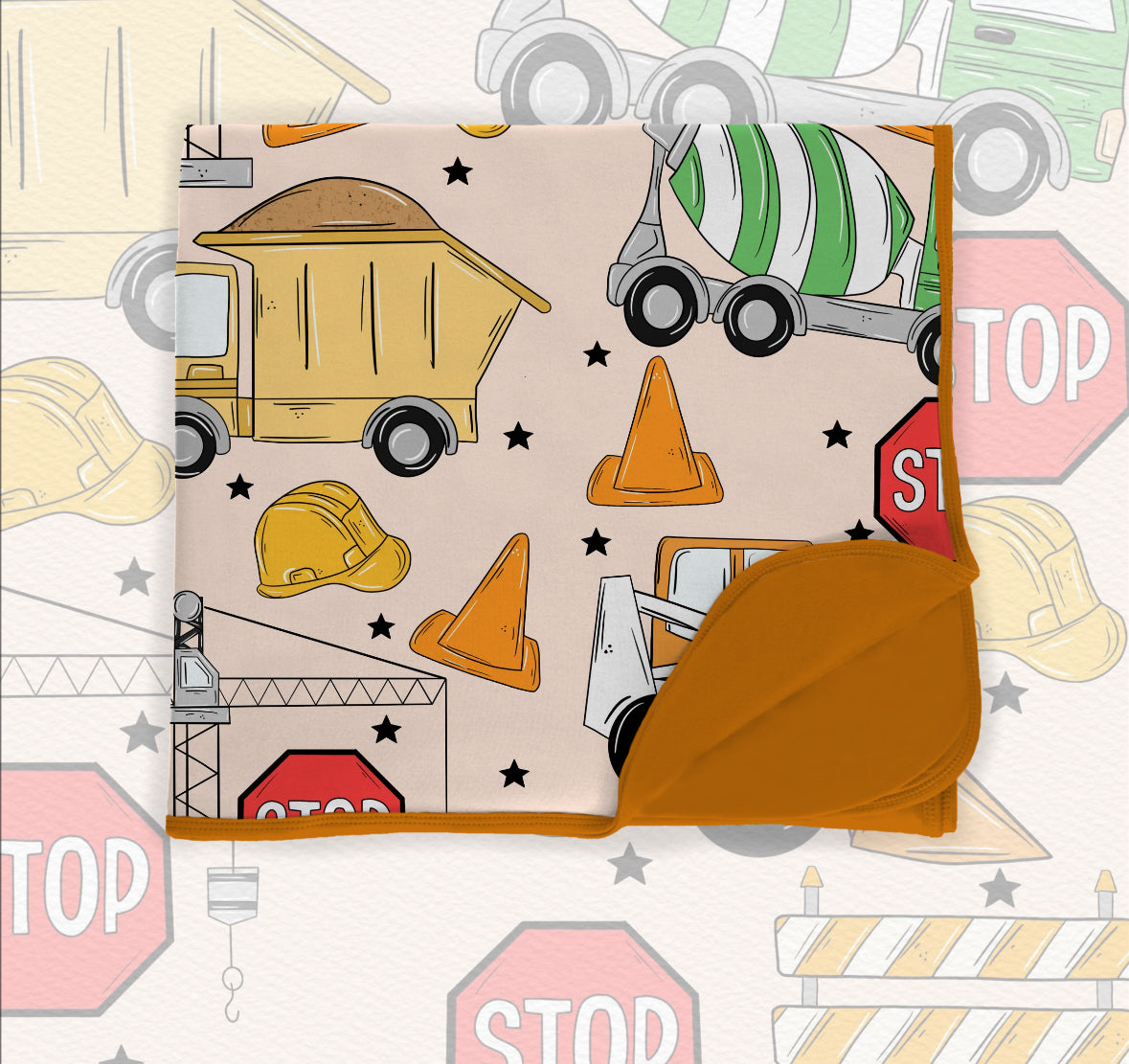 Tiny Builder Double Layer Blanket