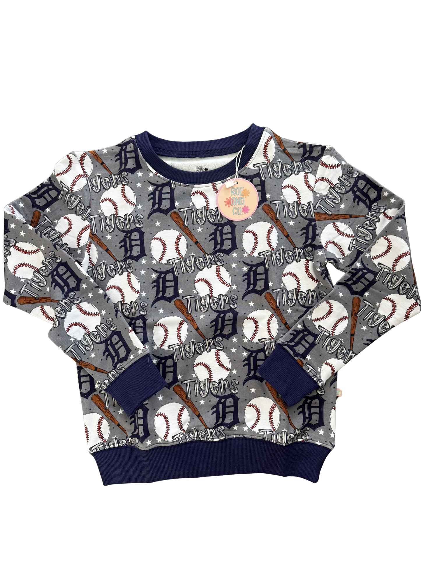 Tigers Terry Bamboo Crewneck