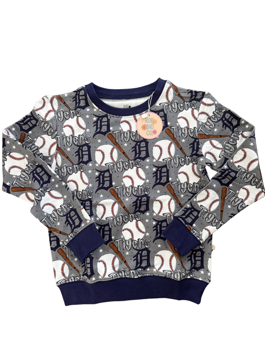 Tigers Terry Bamboo Crewneck