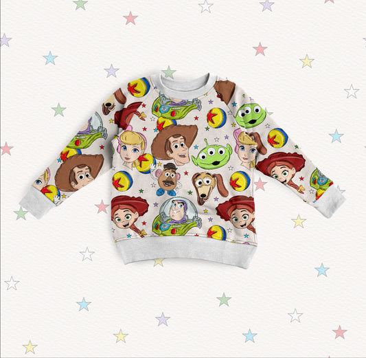 To Infinity and Snooze Terry bamboo crewneck