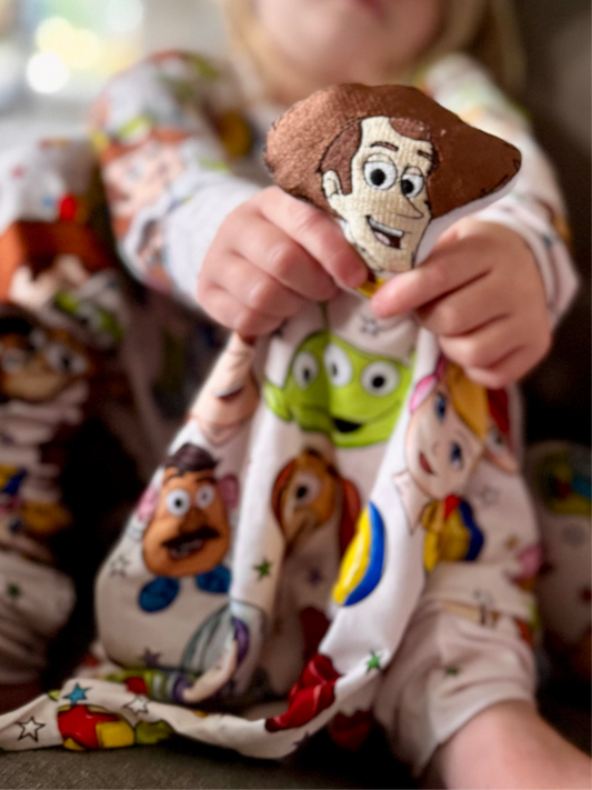 To Infinity and Snooze Woody Embroidered Lovey