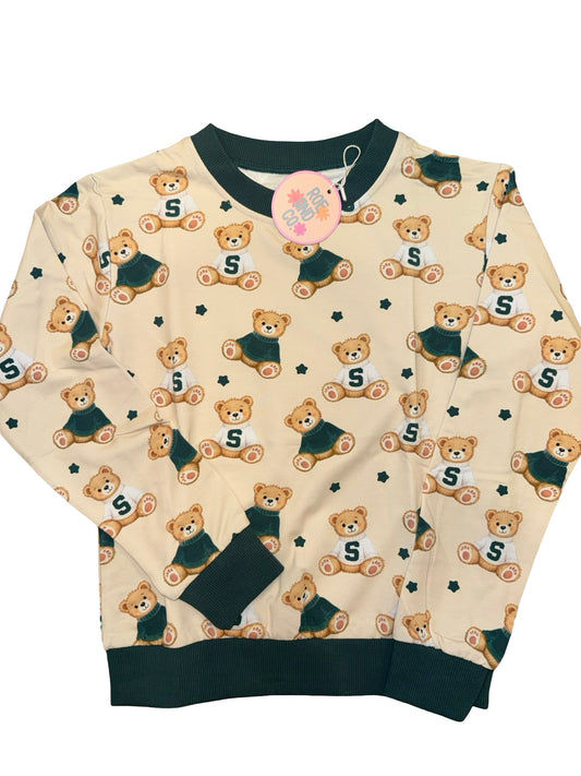 MSU Bears unisex Terry Bamboo Crewneck