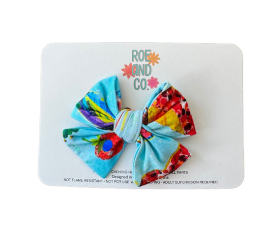 Caterpillar’s Picnic Bow With Clip