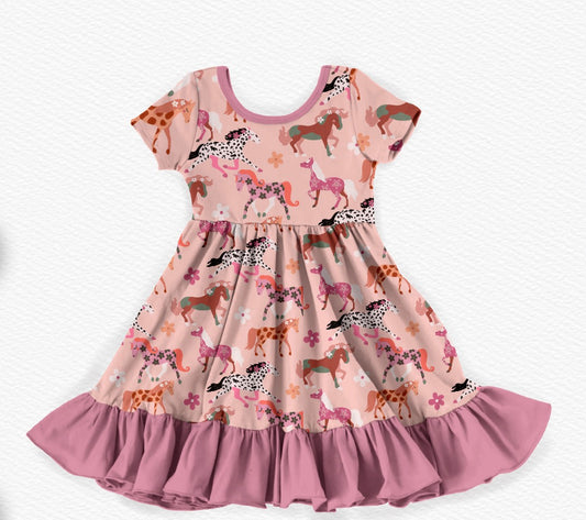 Petal Ponies Twirl Dress