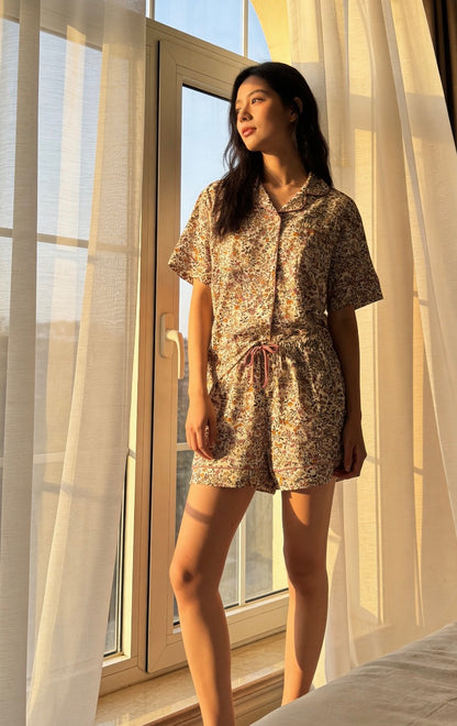 May Flowers Formal Pajama Set
