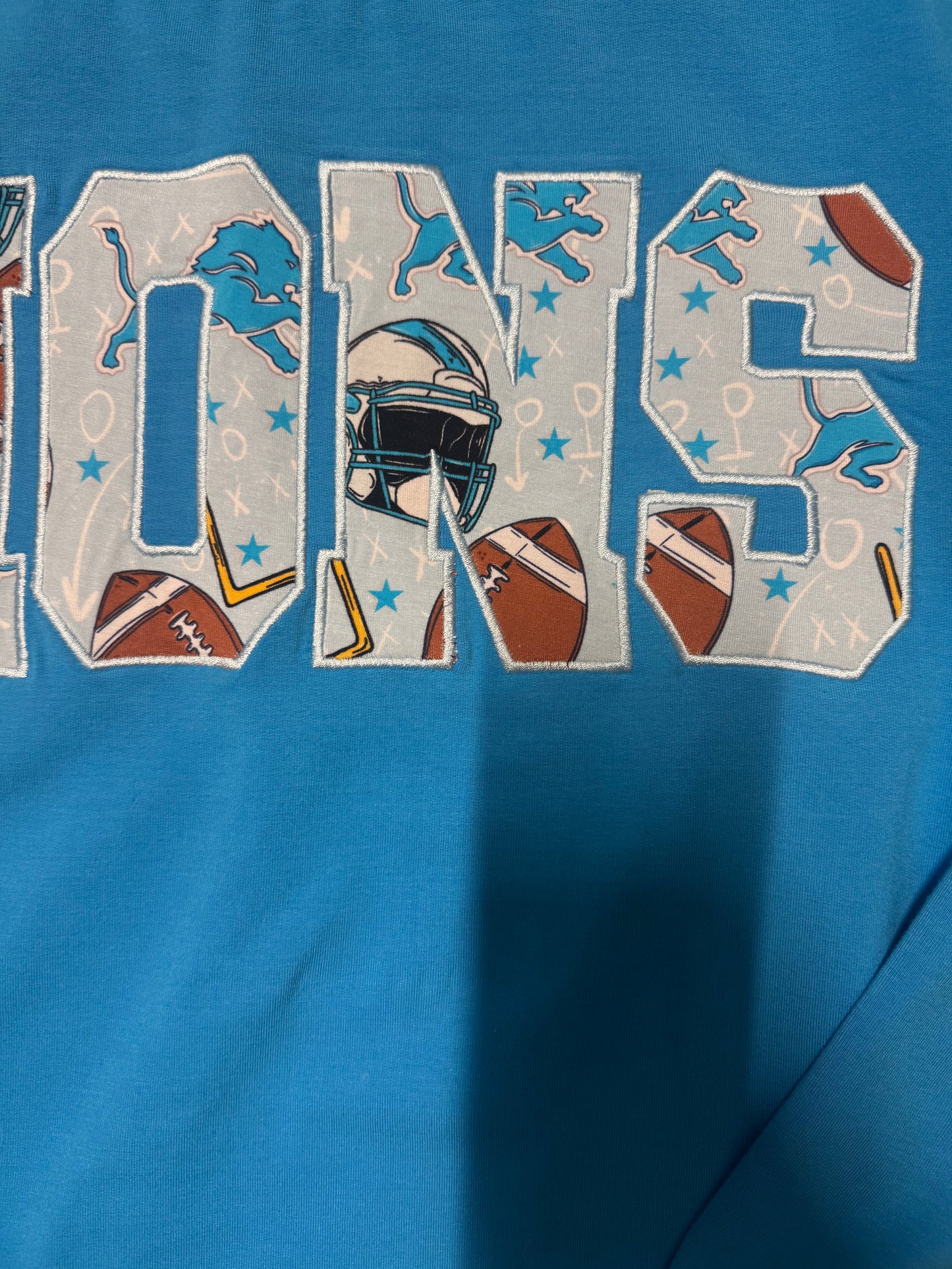 LIONS unisex adult terry bamboo crewneck