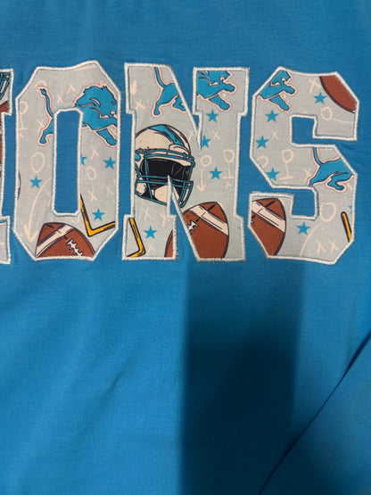 LIONS unisex adult terry bamboo crewneck