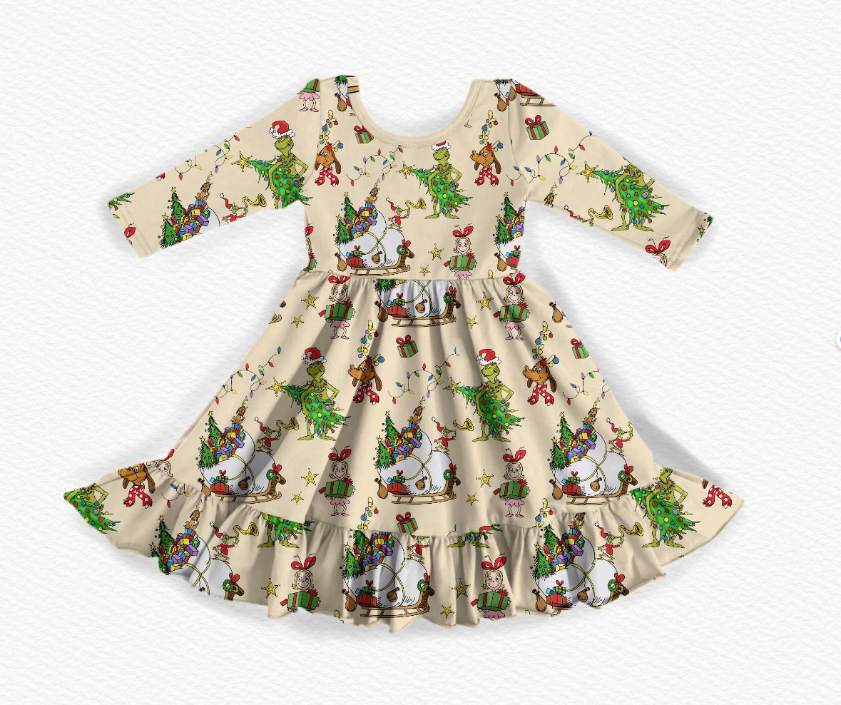 A little bit grinchy twirl