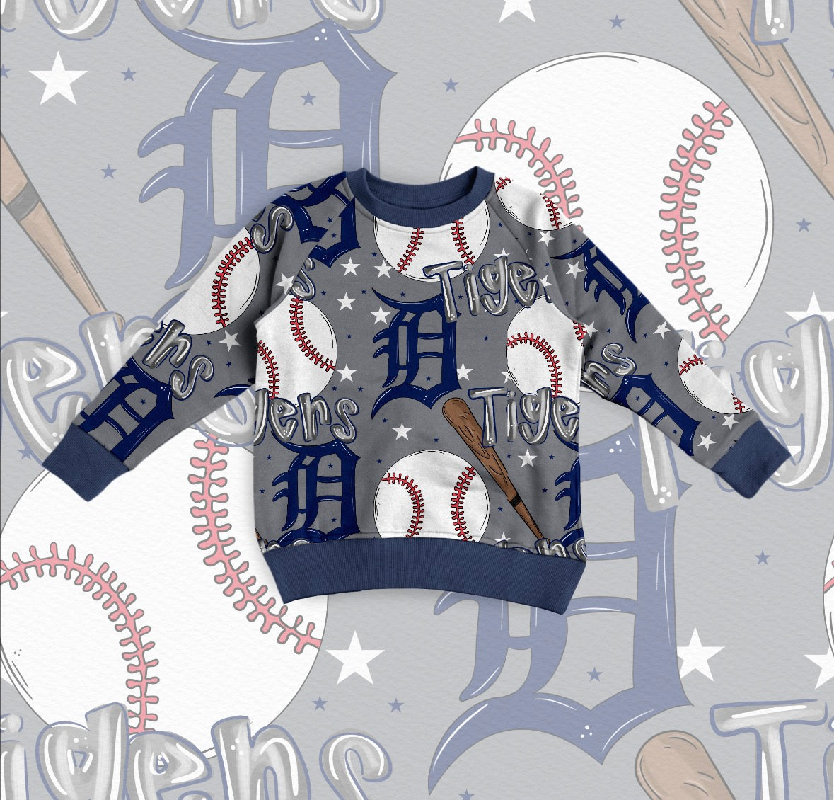 Tigers Terry Bamboo Crewneck