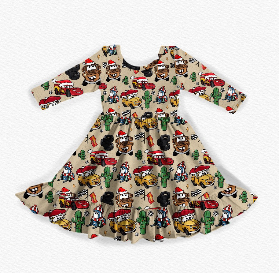 Ka-chow christmas twirl dress