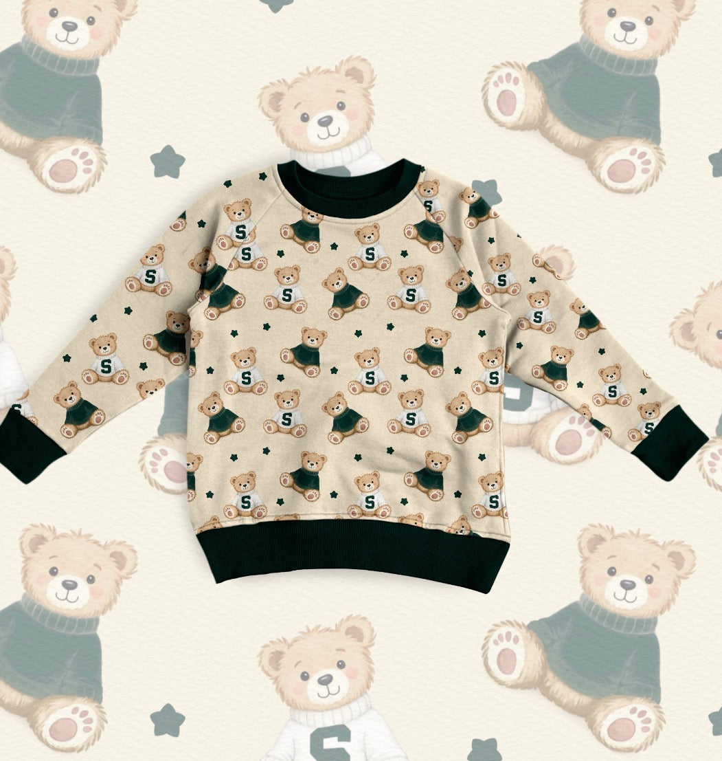 MSU Bears unisex Terry Bamboo Crewneck