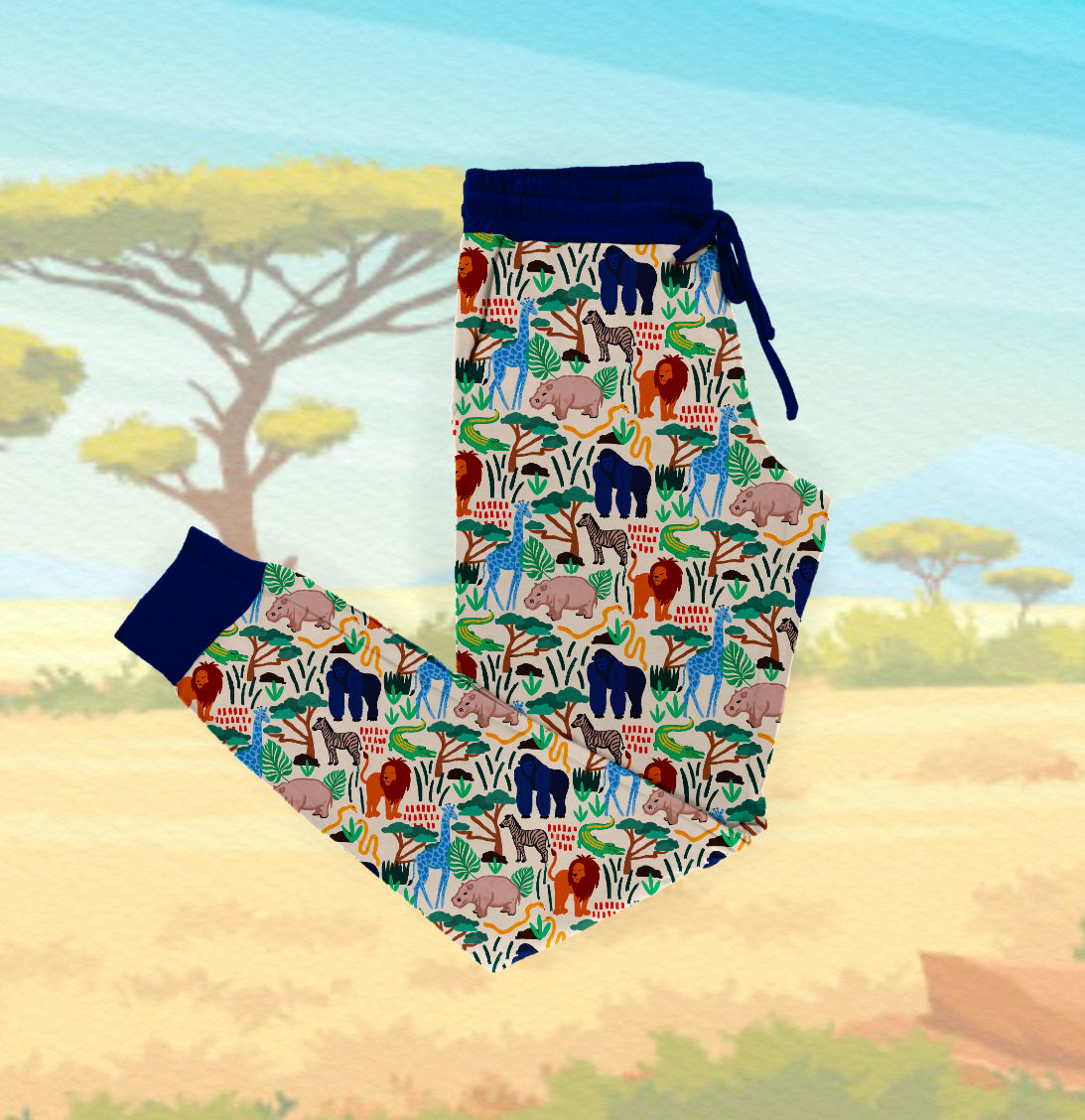 Safari Snuggles Adult Joggers