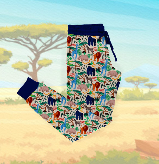 Safari Snuggles Adult Joggers
