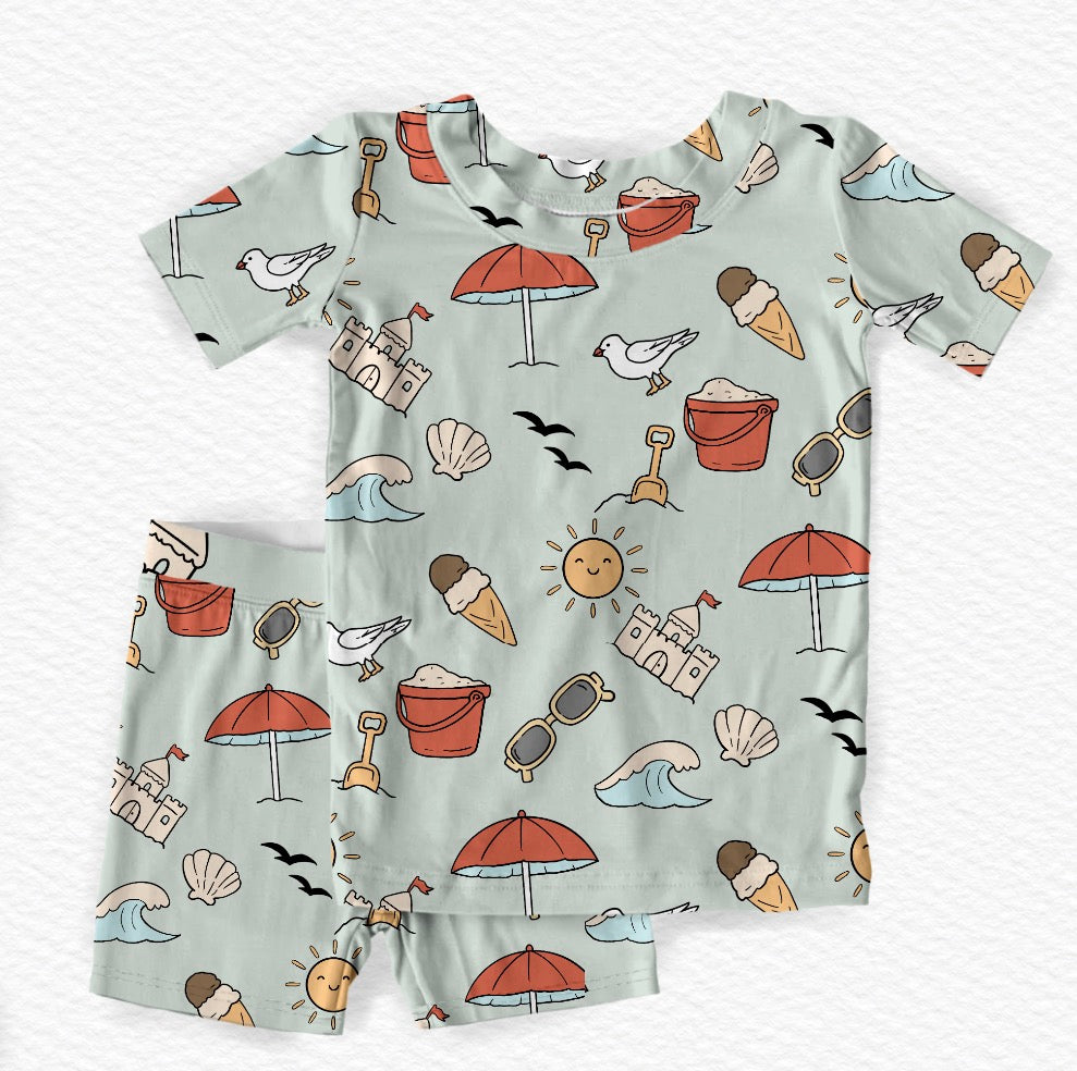 Sandcastle Days Shortie Set
