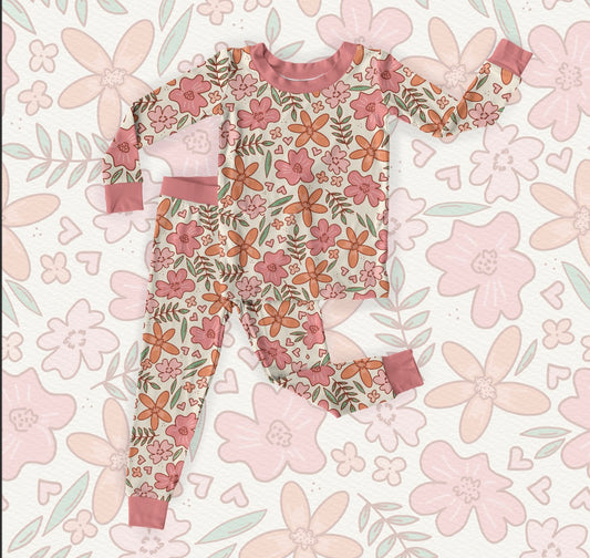 Blush Blossom 2 Piece Set