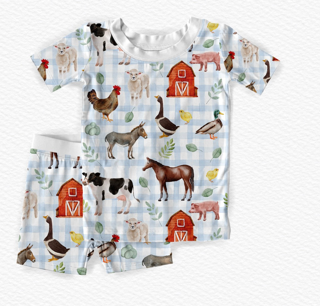 Farm Friends Shortie Set