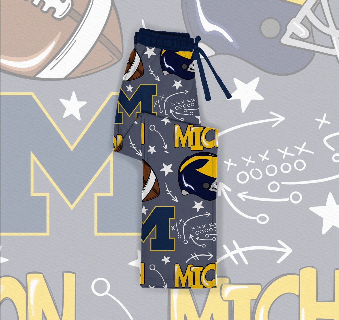UofM Adult Straight Leg Pants
