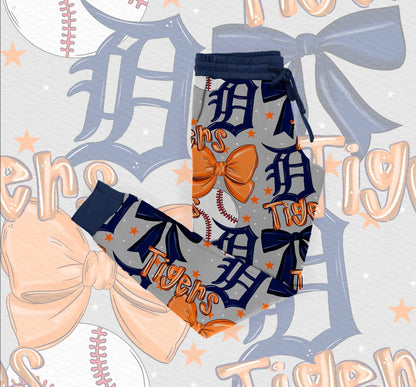 Tigers with Bow Adult Joggers