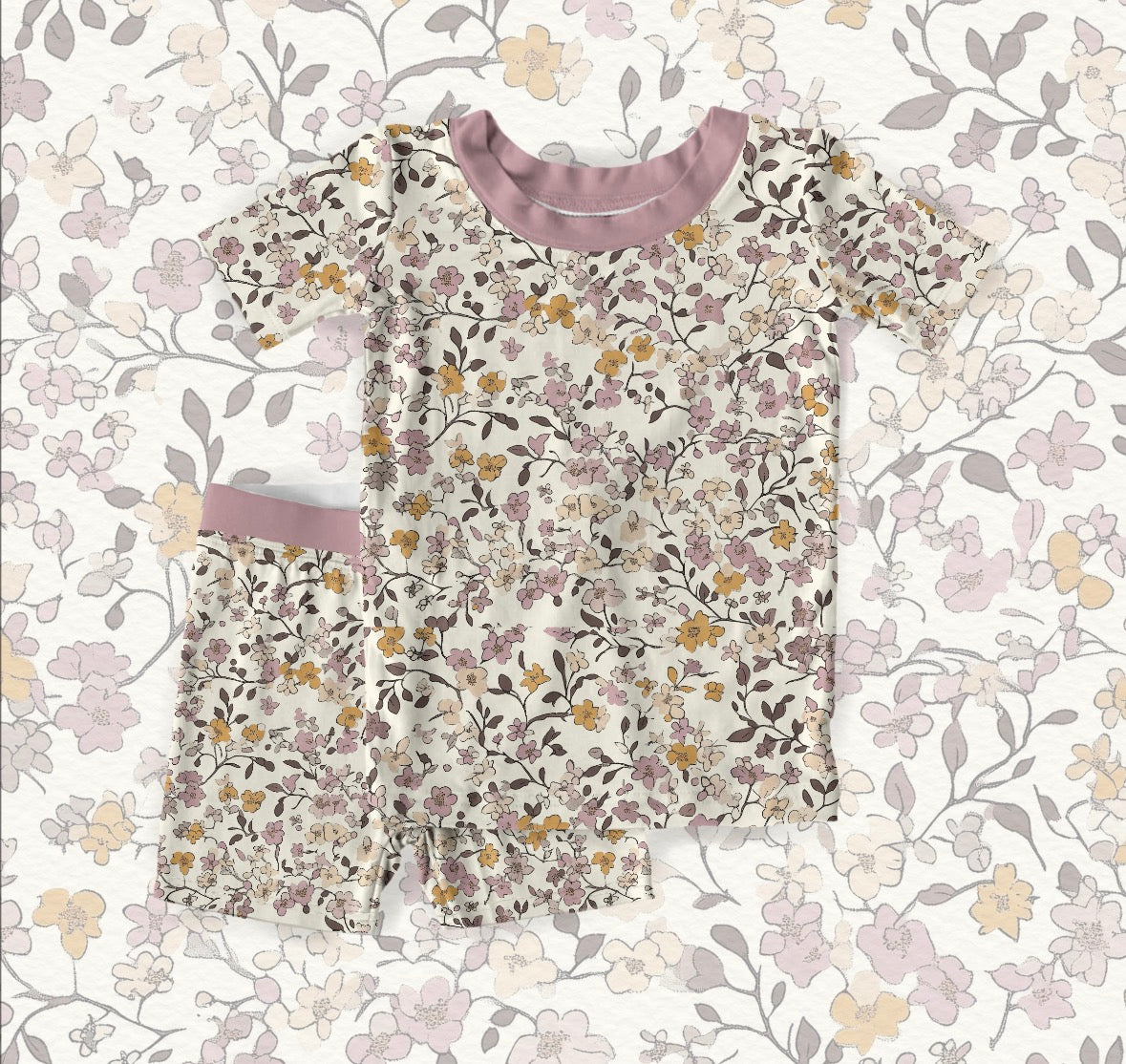 May Flowers Shortie Set