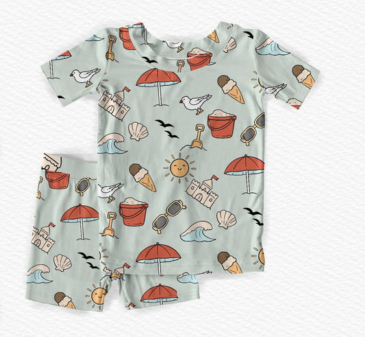 Sandcastle Days Shortie Set