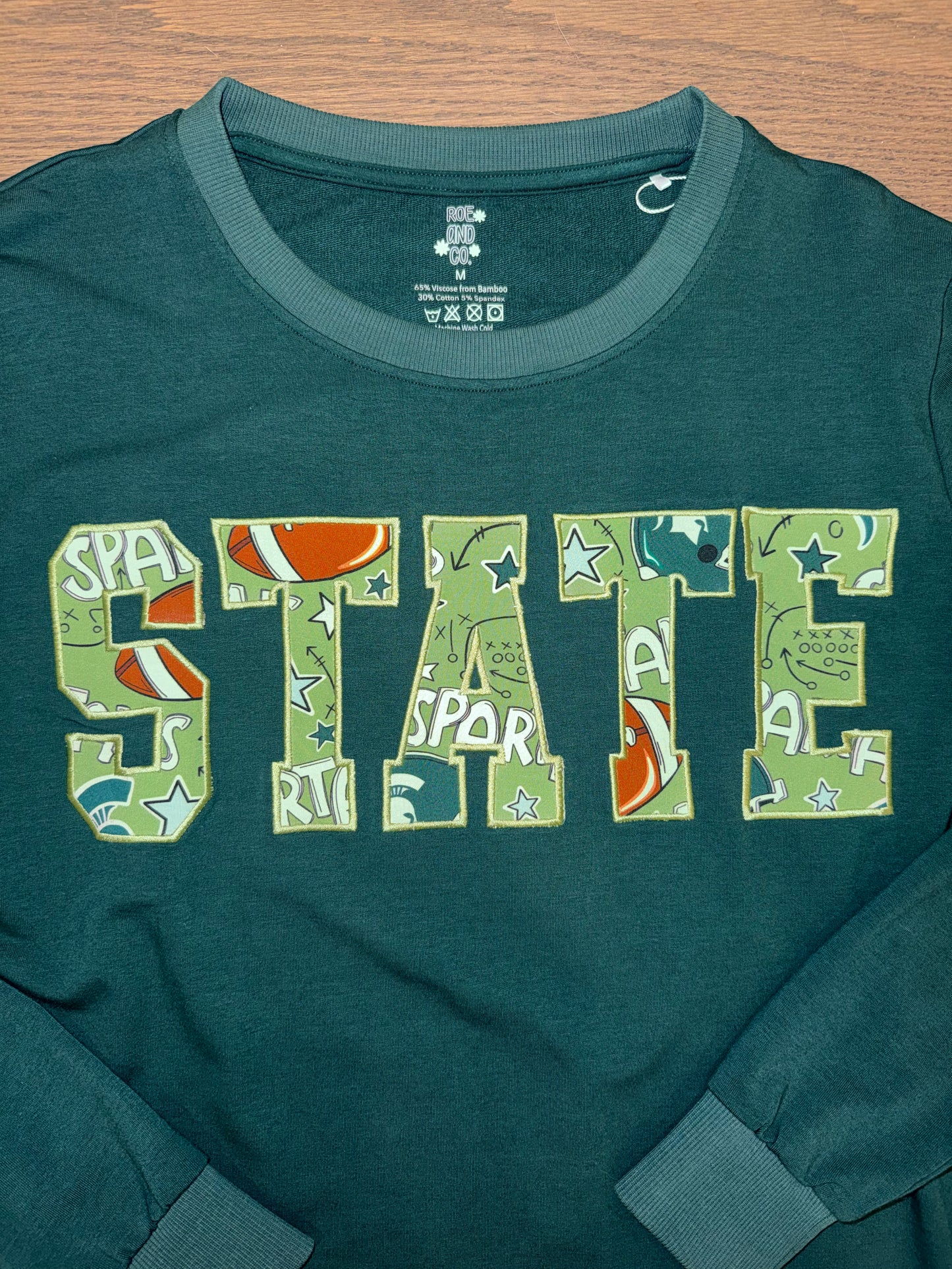 STATE adult terry bamboo crewneck