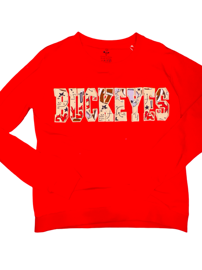 Buckeyes unisex adult terry bamboo crewneck