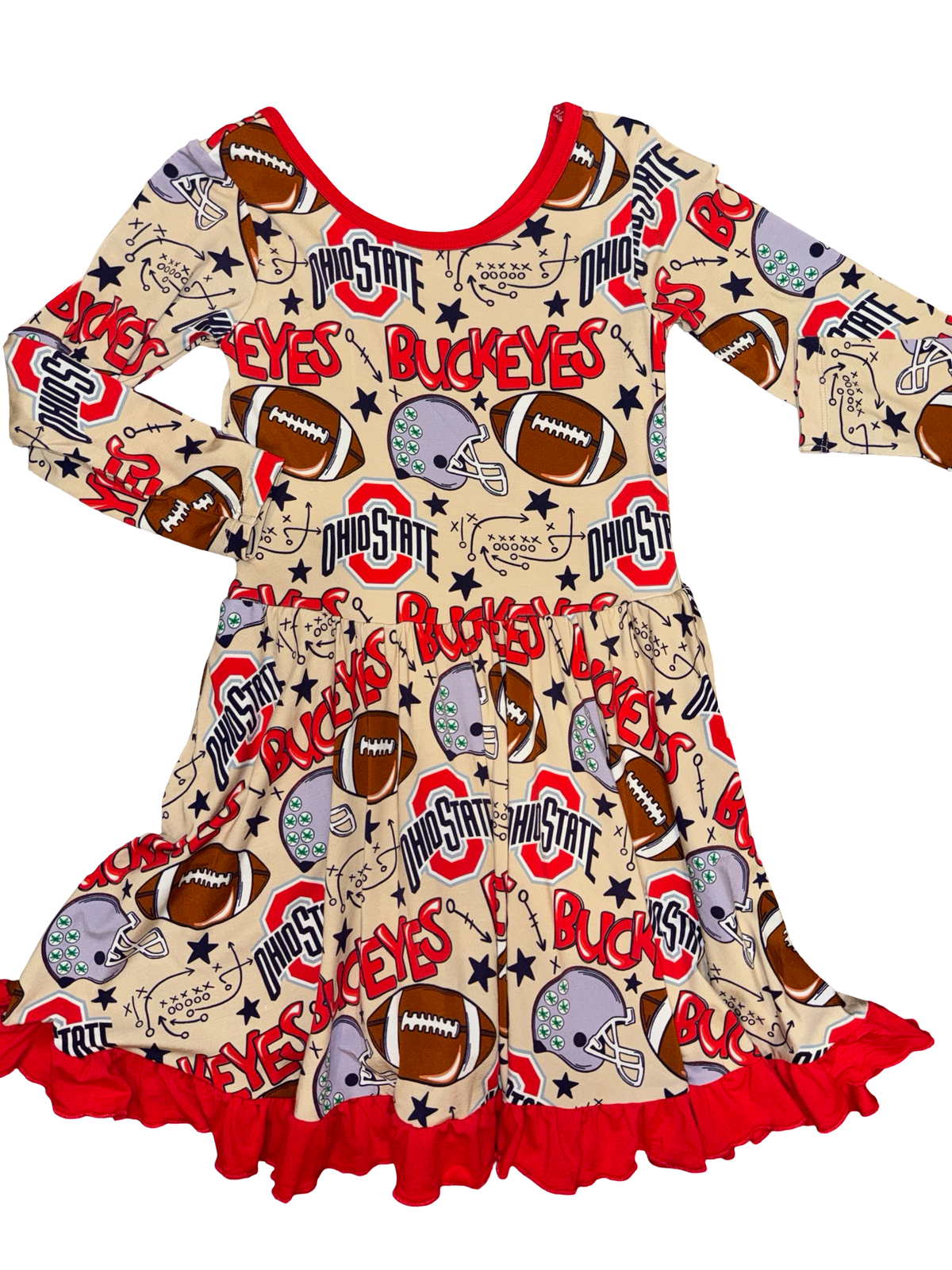OSU long sleeve twirl
