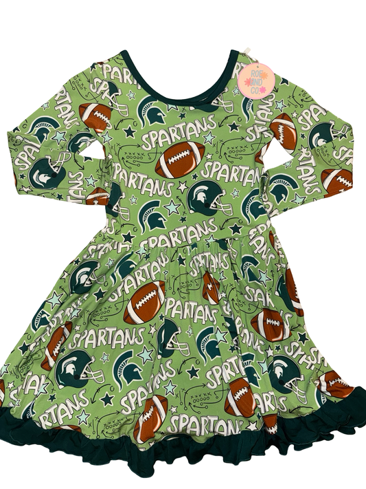MSU long sleeve twirl
