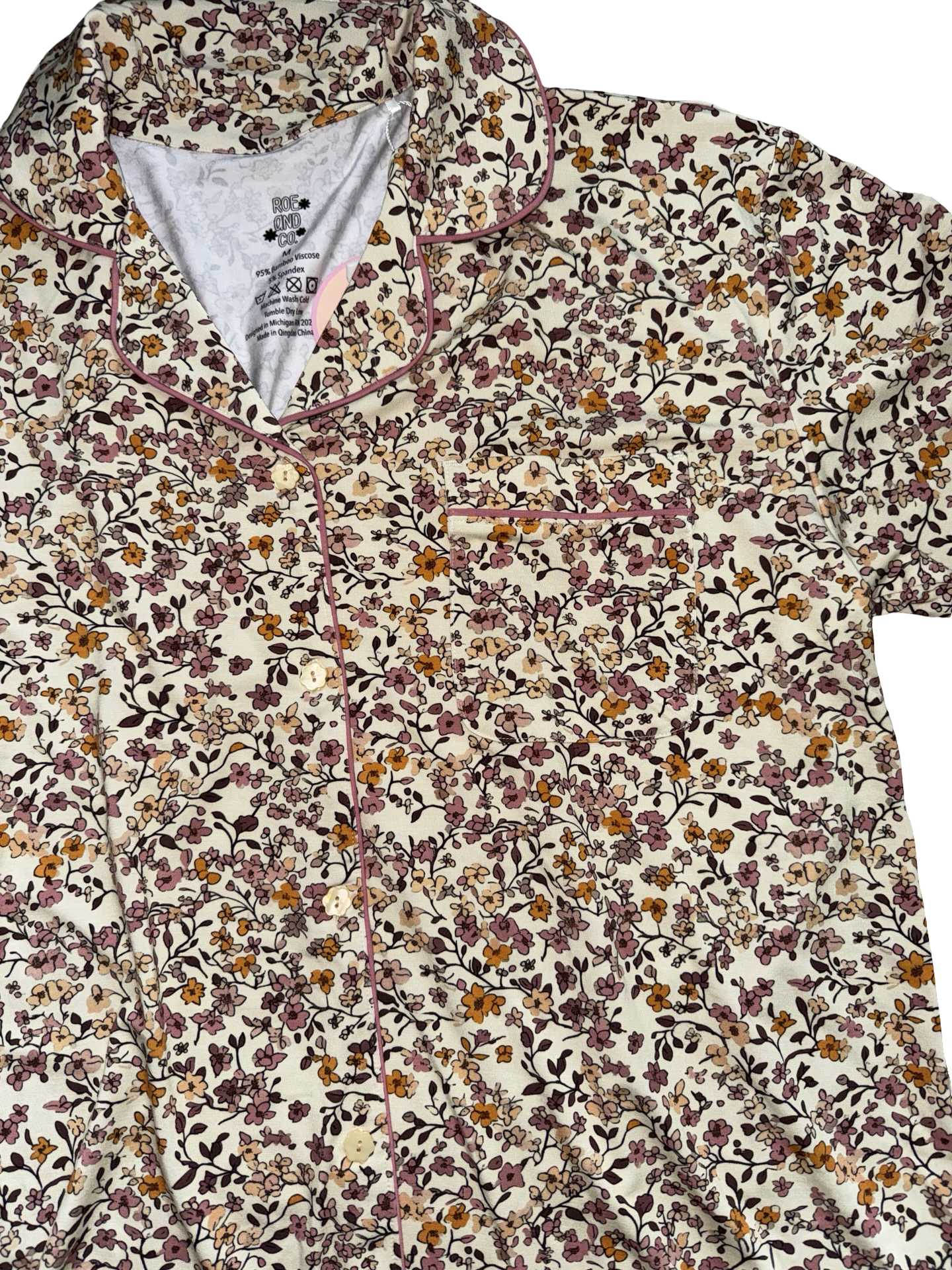 May Flowers Formal Pajama Set