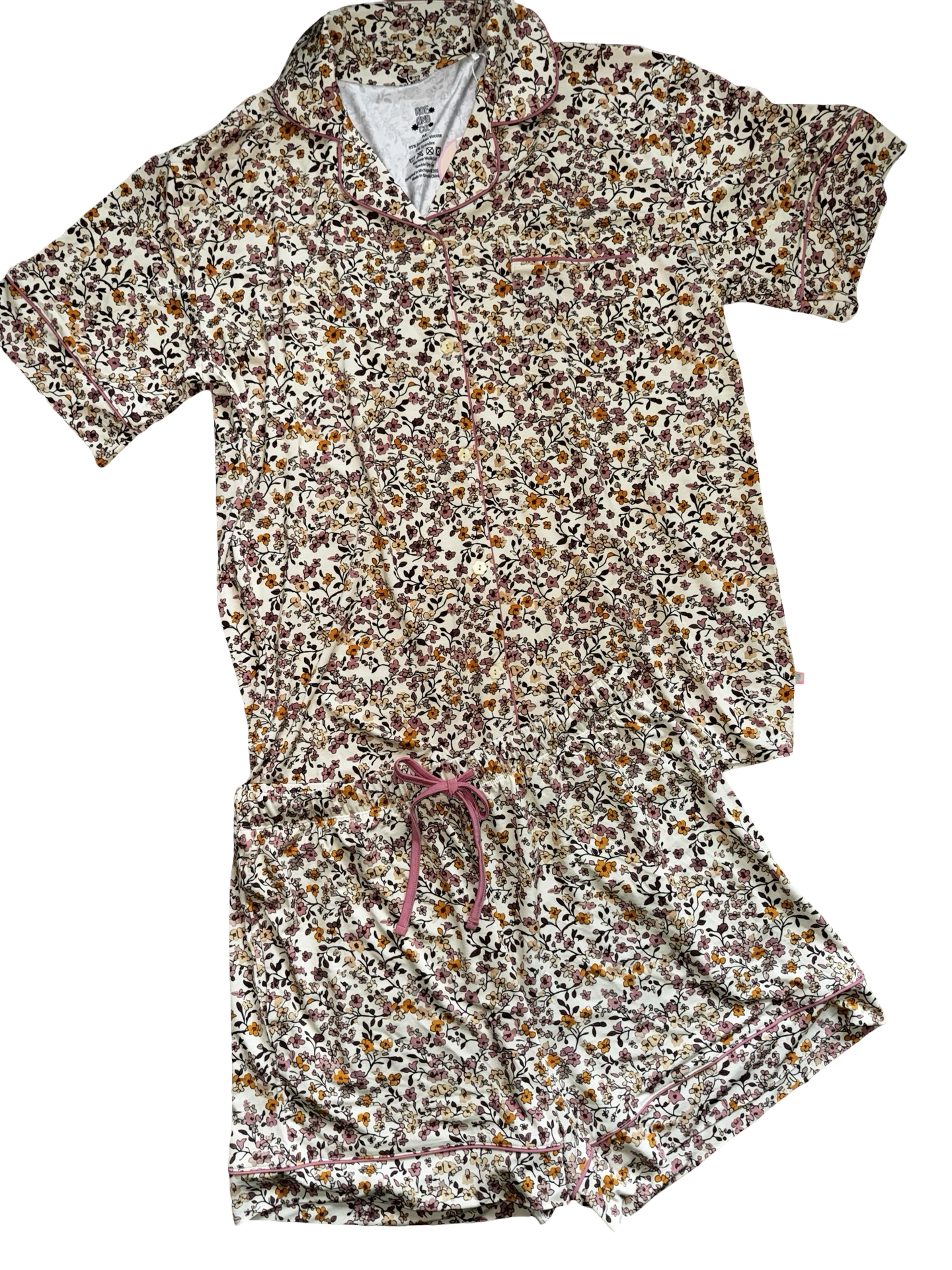 May Flowers Formal Pajama Set