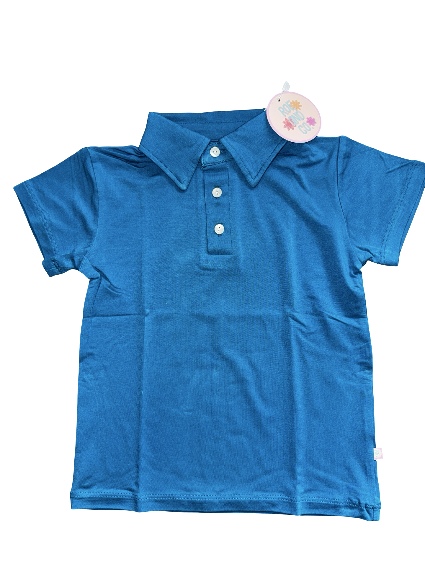Toddler/Kids Polo in Coastal Teal