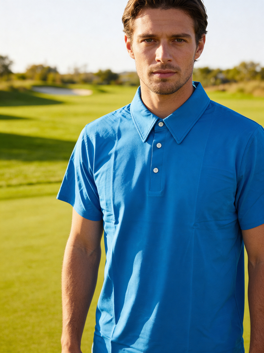 Adult Polo in Coastal Teal