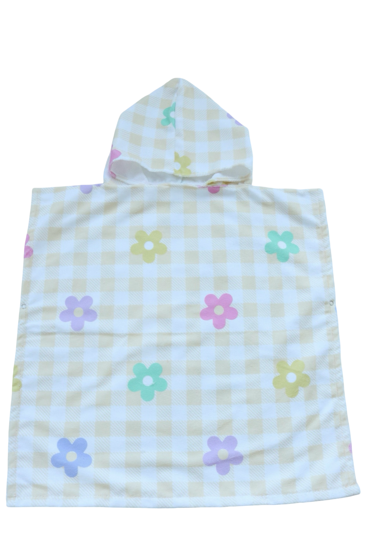 Daisy Checks Hooded Towel